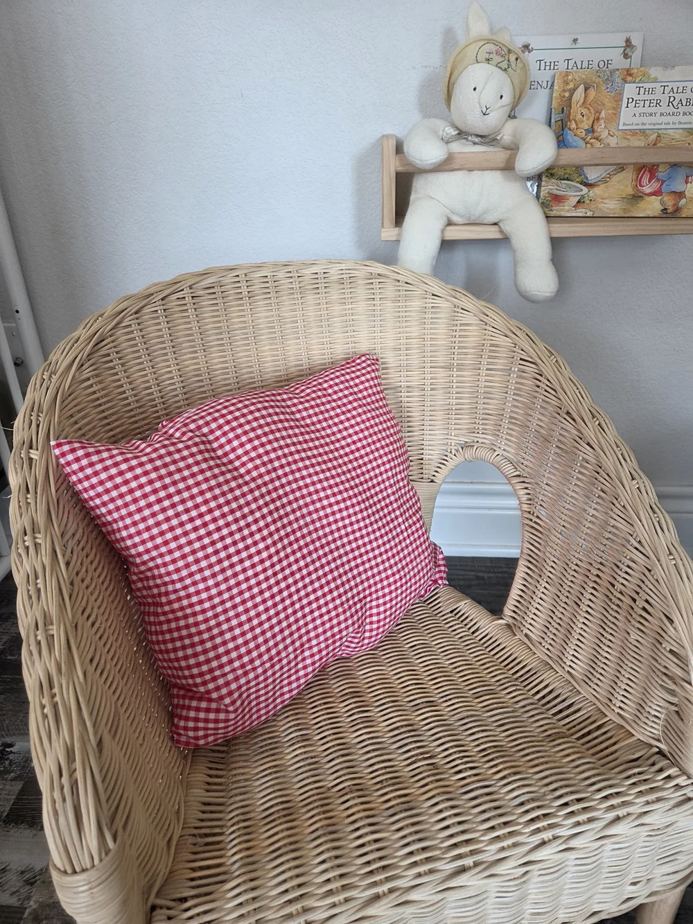 Red Gingham Decorative Throw Pillow - Home Accents